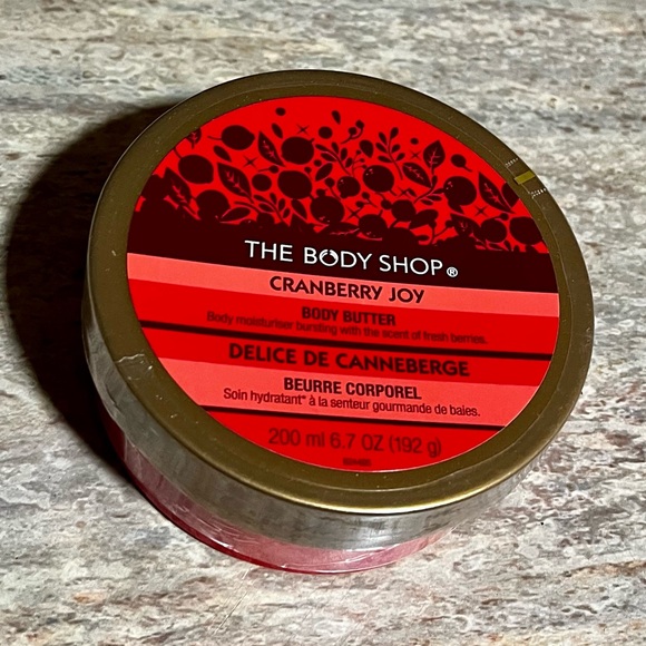 Discontinued The Body Shop Cranberry Joy Body Butter - Red - Picture 1 of 9